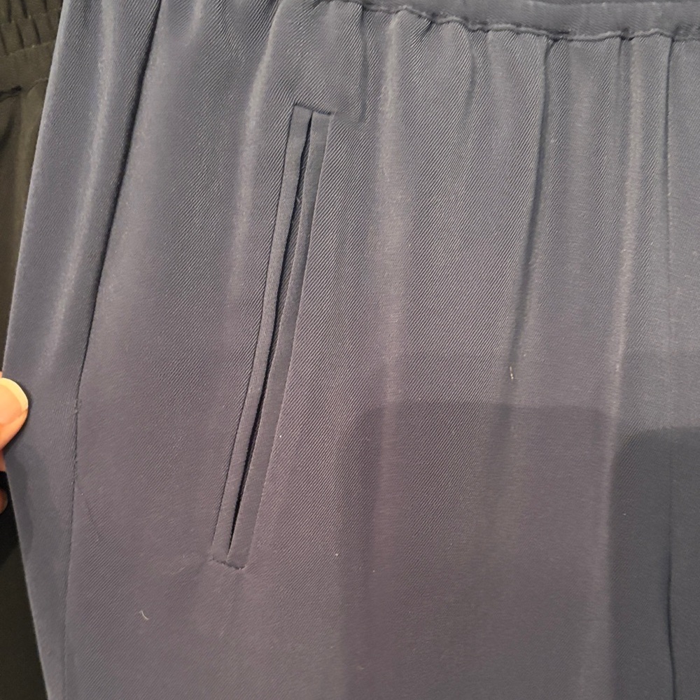 Black and Navy Lou & Grey Straight Leg Pants - Picture 3 of 3